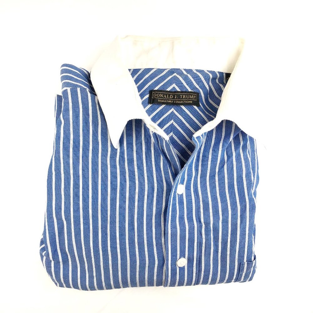 Donald Trump Blue 16 32/33 Dress Shirt